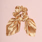 Satin Bow Hair Scrunchie - Effortless Style Ritual | Louvrs