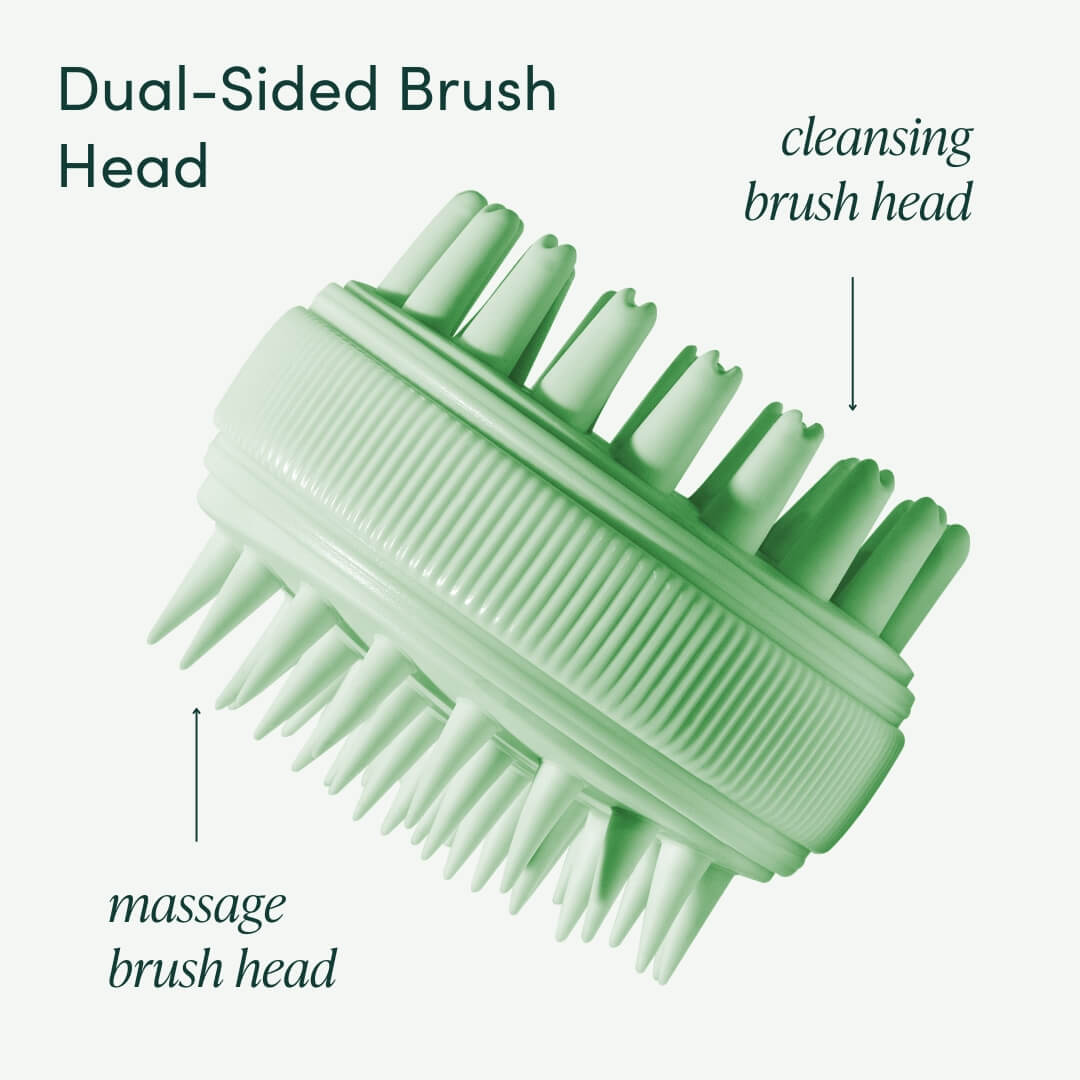 Silicone Scalp Massager & Exfoliating Brush - Spa Ritual | Louvrs