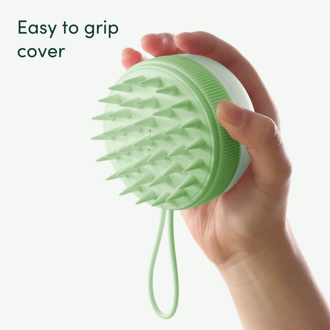 Silicone Scalp Massager & Exfoliating Brush - Spa Ritual | Louvrs
