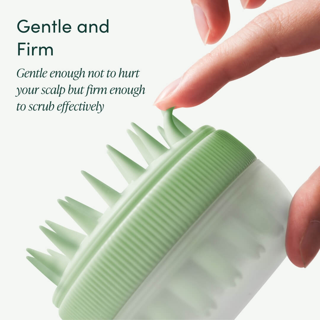 Silicone Scalp Massager & Exfoliating Brush - Spa Ritual | Louvrs