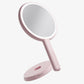Cami LED Lighted Makeup Mirror - Dual 1x/5x Magnifying Handheld Vanity | Louvrs