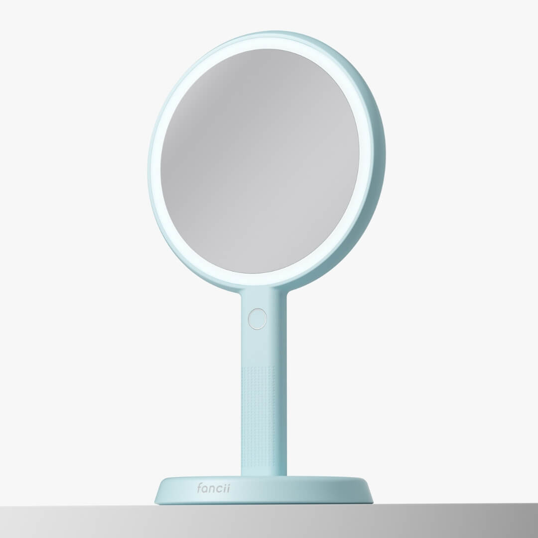 Cami LED Lighted Makeup Mirror - Dual 1x/5x Magnifying Handheld Vanity | Louvrs
