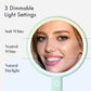 Cami LED Lighted Makeup Mirror - Dual 1x/5x Magnifying Handheld Vanity | Louvrs