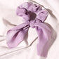 Satin Bow Hair Scrunchie - Effortless Style Ritual | Louvrs