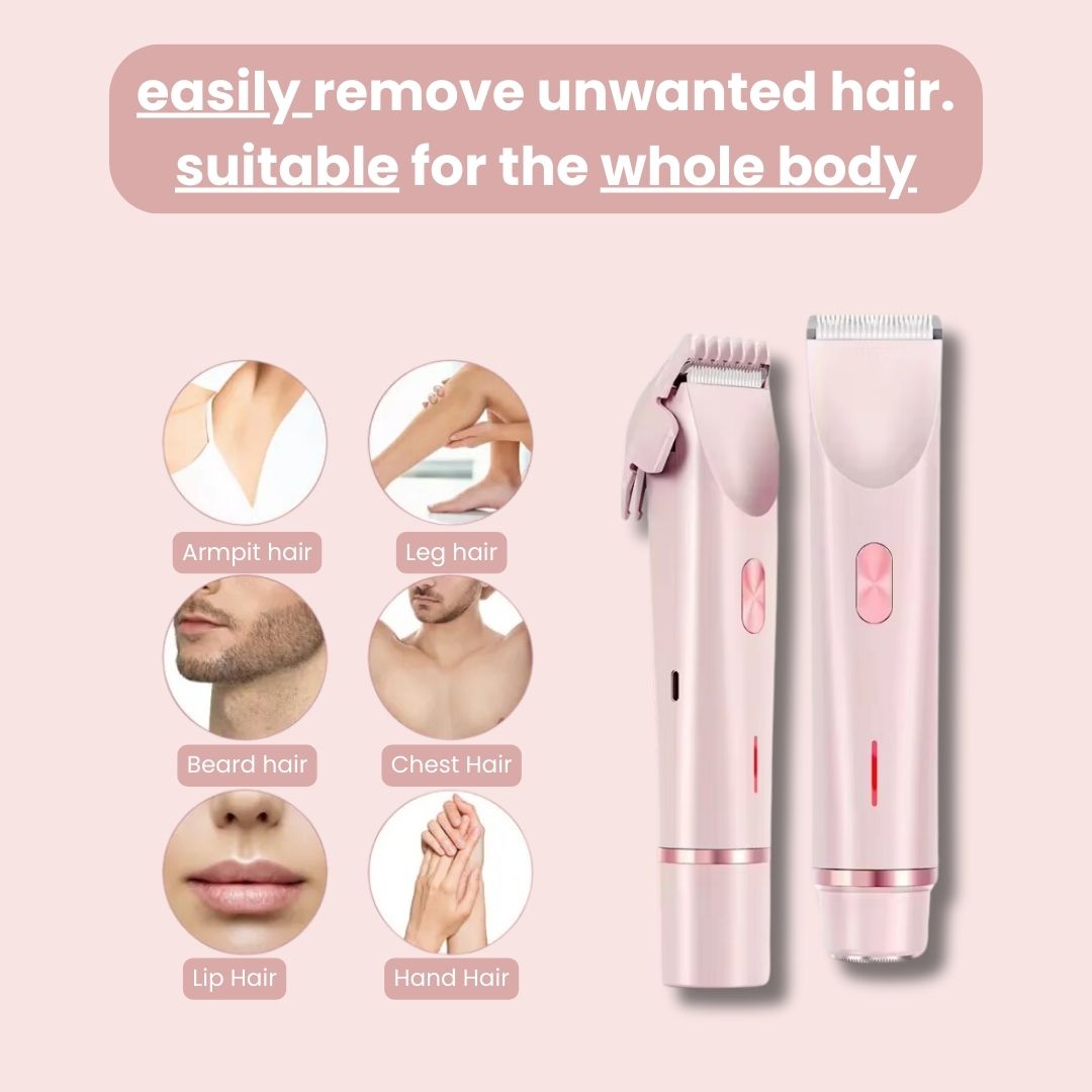 2-in-1 Women’s Body Shaver - Precision Grooming Ritual | Louvrs