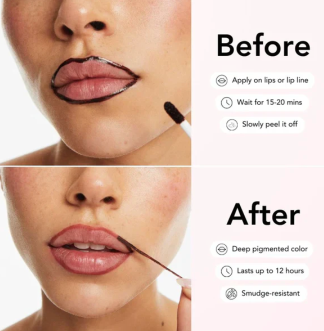 Peel-Off Lip Liner Stain - 12-Hour Matte Precision | Louvrs