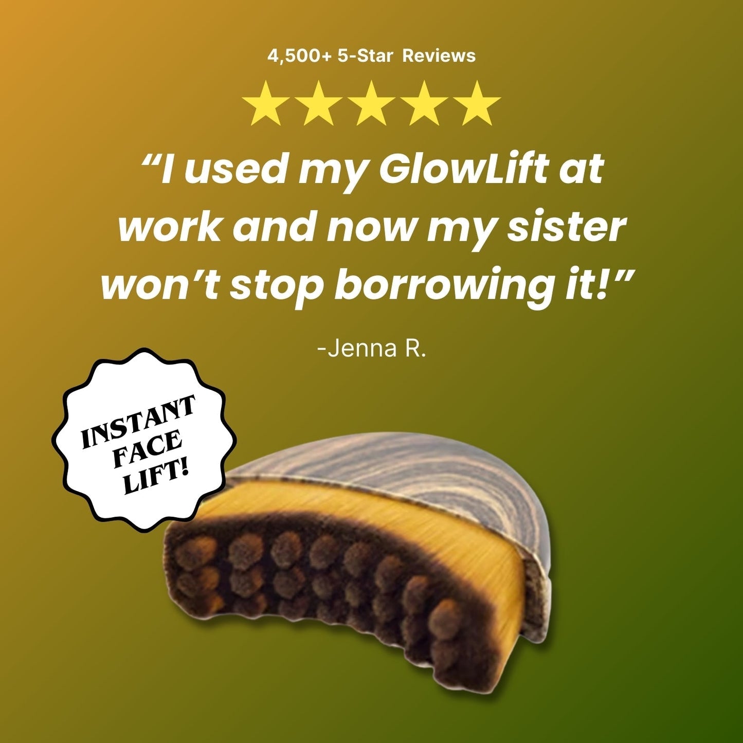 GlowLift Lymphatic Facial Brush - Sculpted Contour Ritual | Louvrs