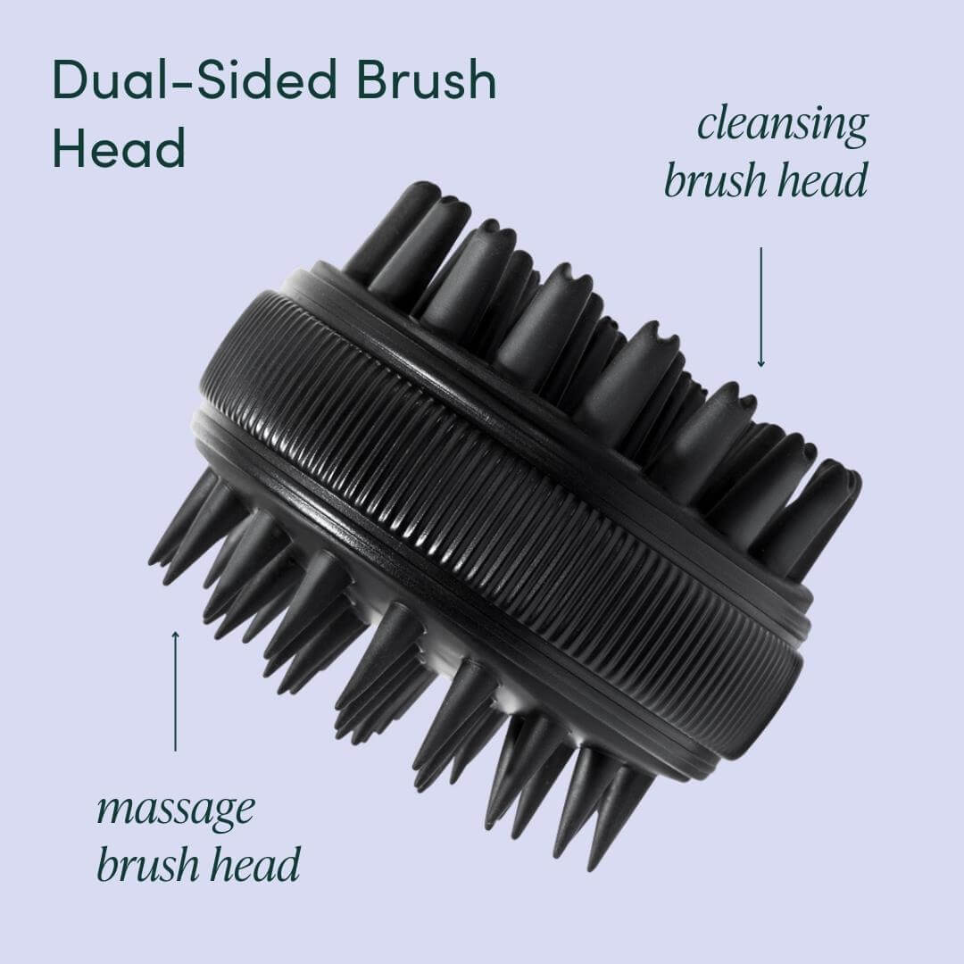 Silicone Scalp Massager & Exfoliating Brush - Spa Ritual | Louvrs