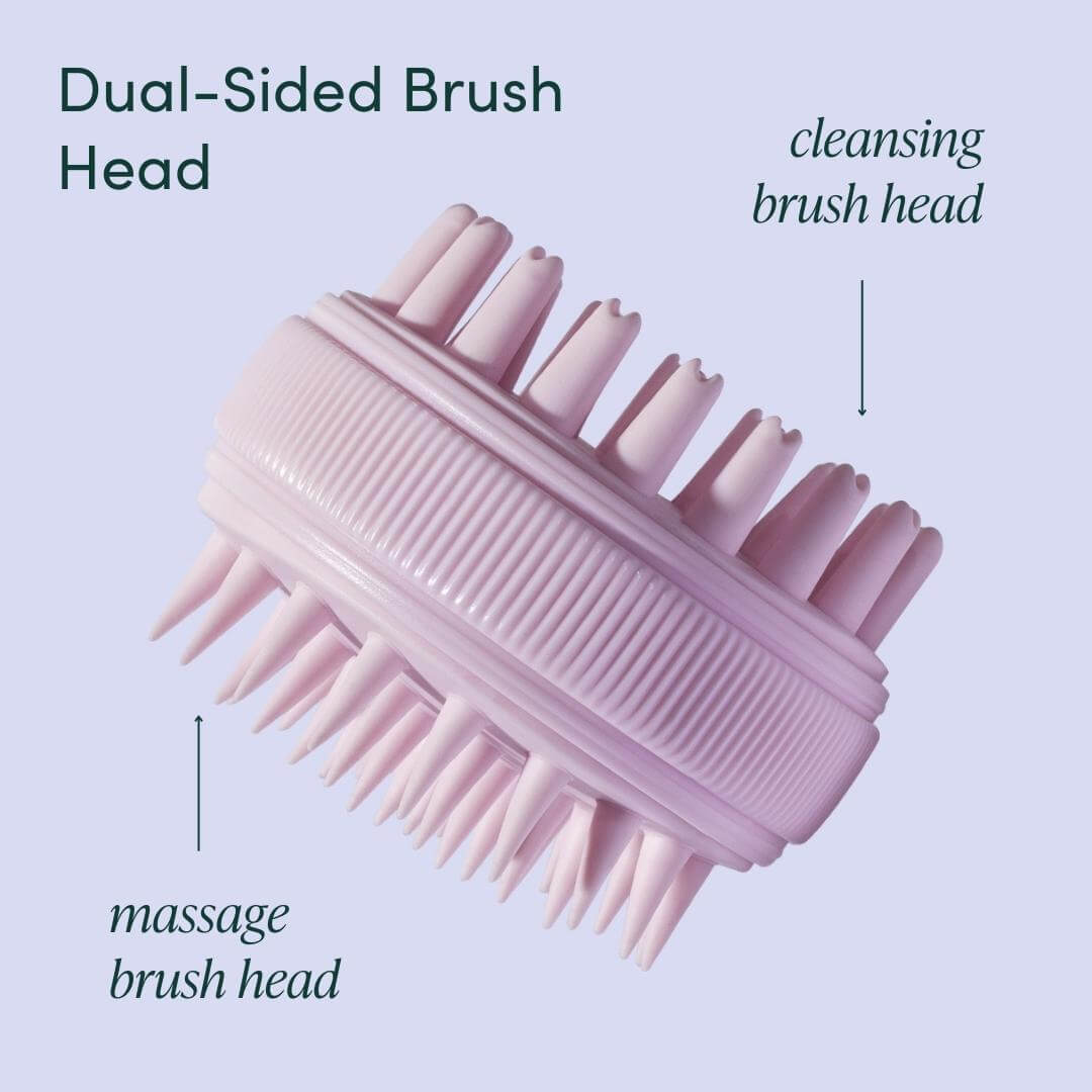 Silicone Scalp Massager & Exfoliating Brush - Spa Ritual | Louvrs