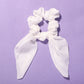 Satin Bow Hair Scrunchie - Effortless Style Ritual | Louvrs